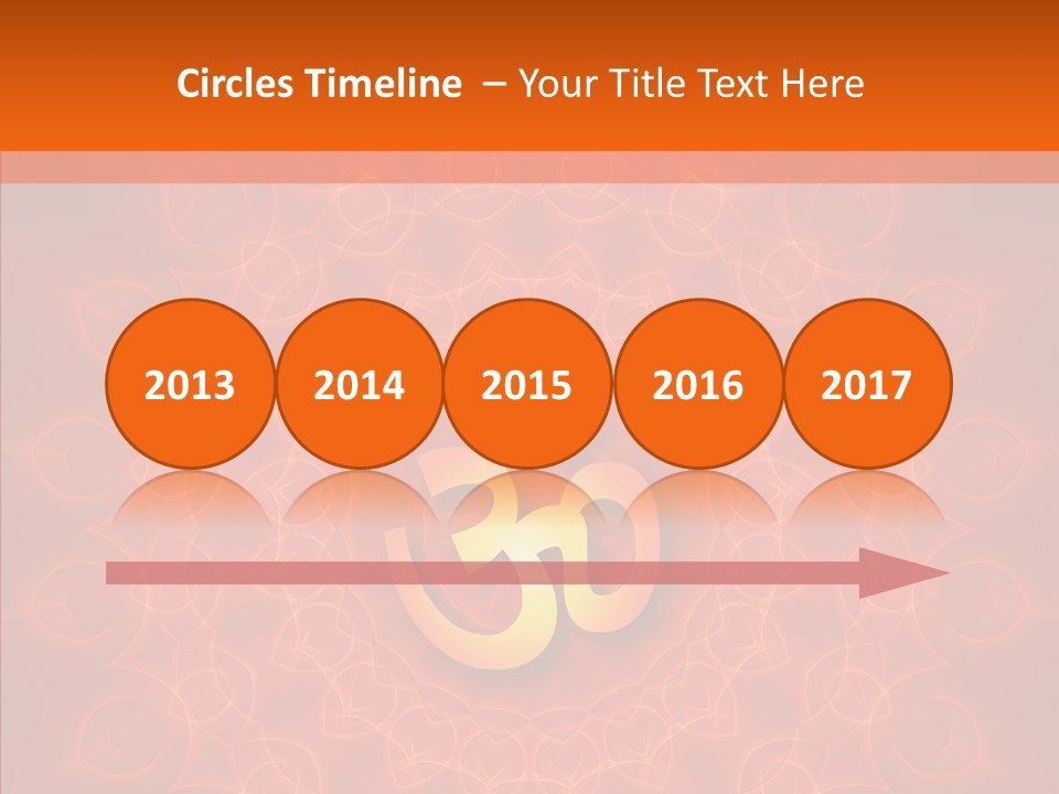 Aum Buddhism Yantra PowerPoint Template