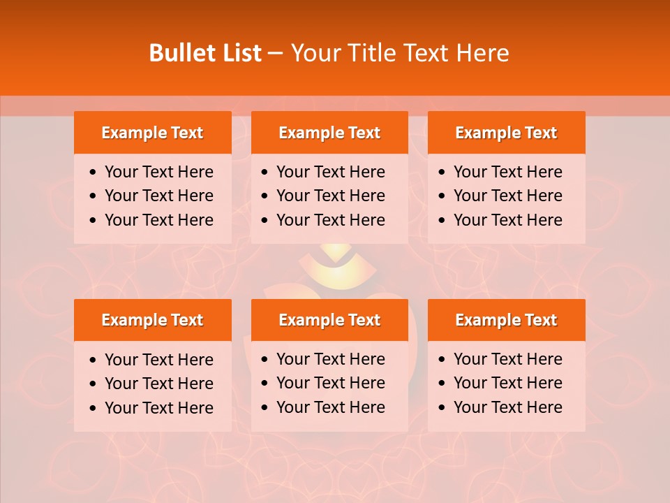 Aum Buddhism Yantra PowerPoint Template