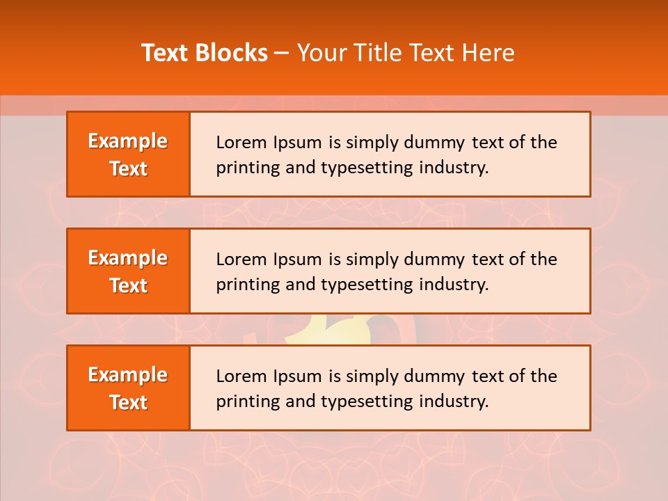 Aum Buddhism Yantra PowerPoint Template