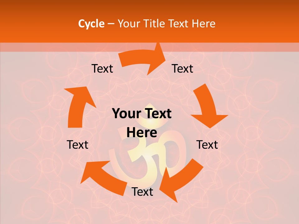 Aum Buddhism Yantra PowerPoint Template