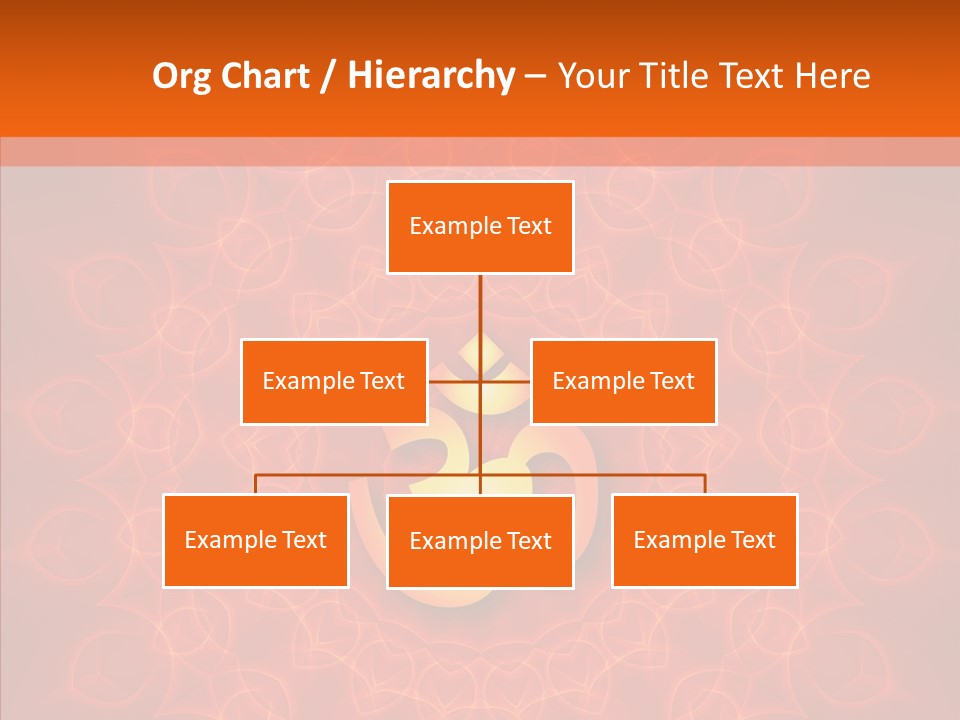 Aum Buddhism Yantra PowerPoint Template
