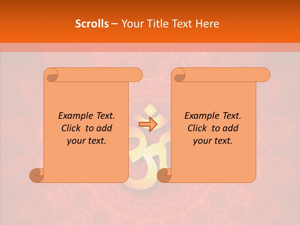 Aum Buddhism Yantra PowerPoint Template