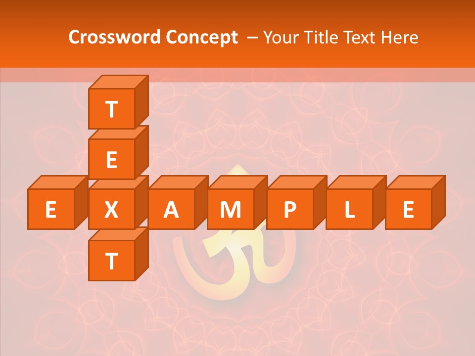 Aum Buddhism Yantra PowerPoint Template