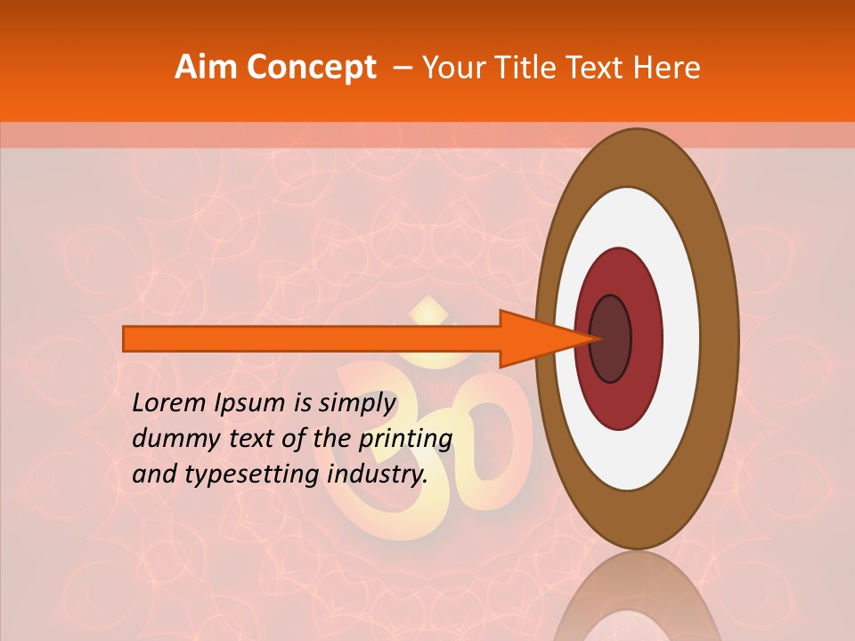 Aum Buddhism Yantra PowerPoint Template