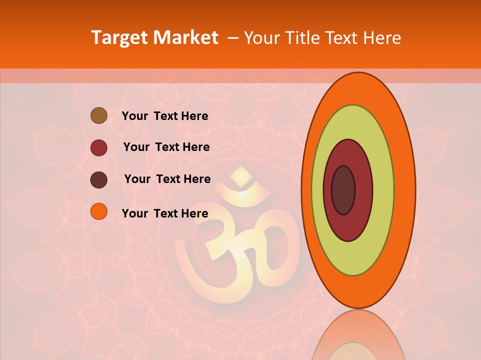 Aum Buddhism Yantra PowerPoint Template