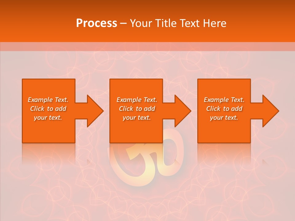 Aum Buddhism Yantra PowerPoint Template