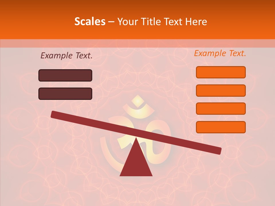 Aum Buddhism Yantra PowerPoint Template