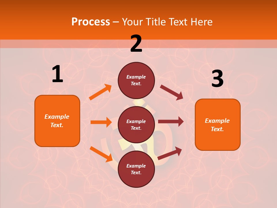 Aum Buddhism Yantra PowerPoint Template