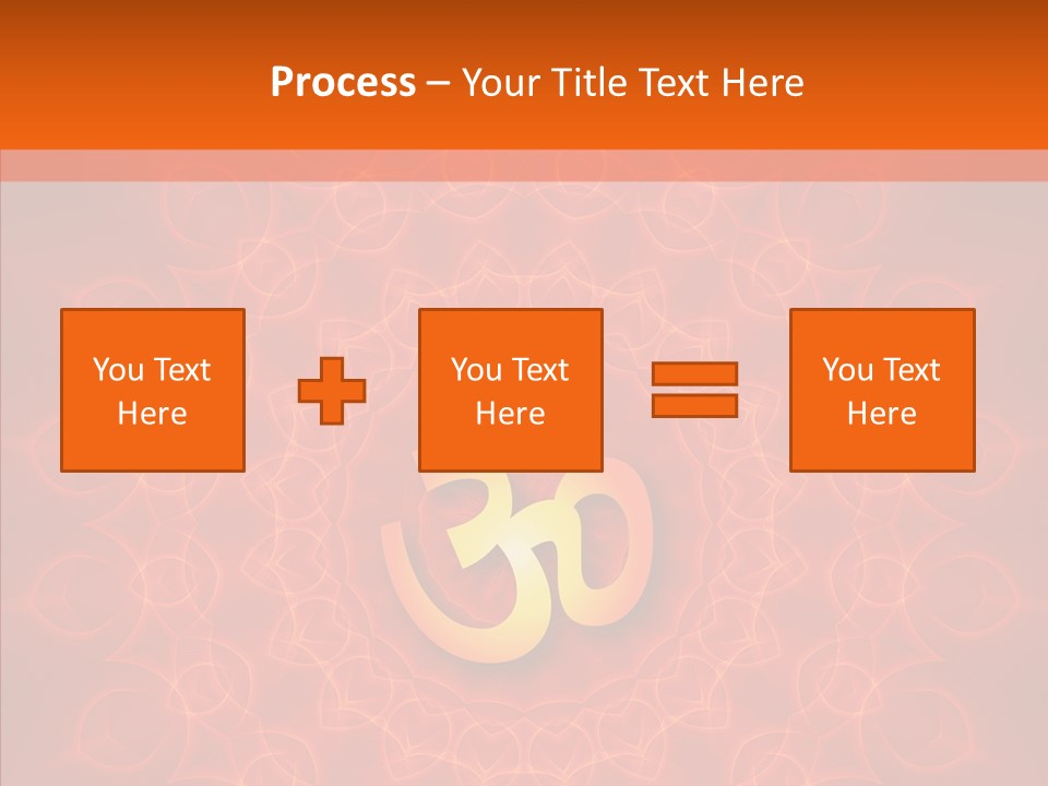 Aum Buddhism Yantra PowerPoint Template