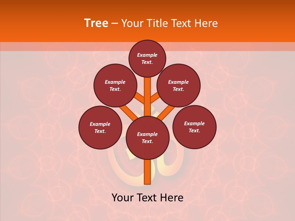 Aum Buddhism Yantra PowerPoint Template