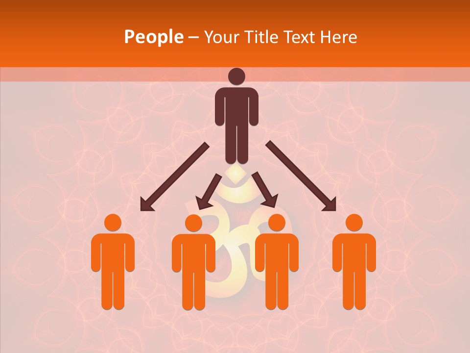 Aum Buddhism Yantra PowerPoint Template