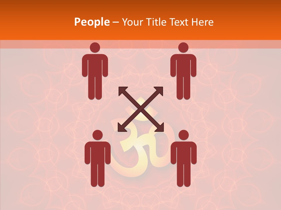 Aum Buddhism Yantra PowerPoint Template