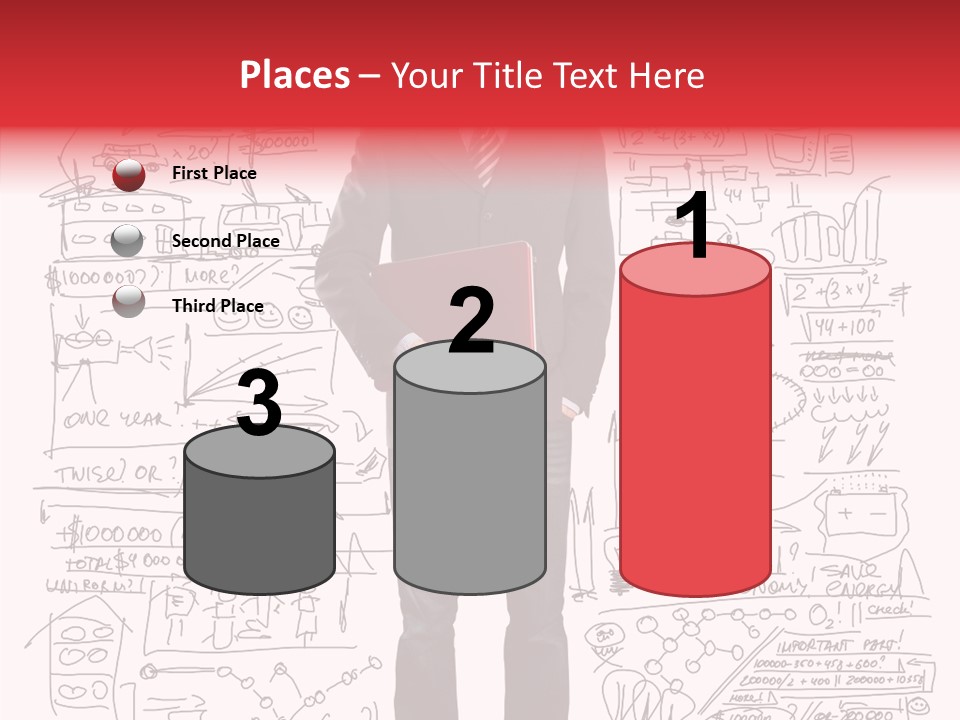 Finance Handsome Space PowerPoint Template