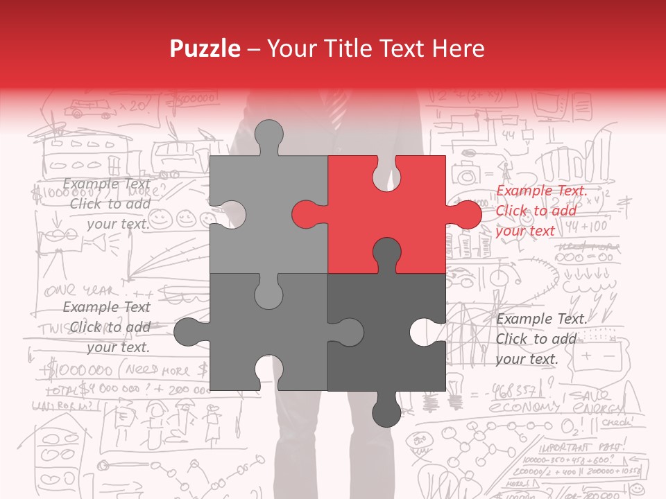 Finance Handsome Space PowerPoint Template