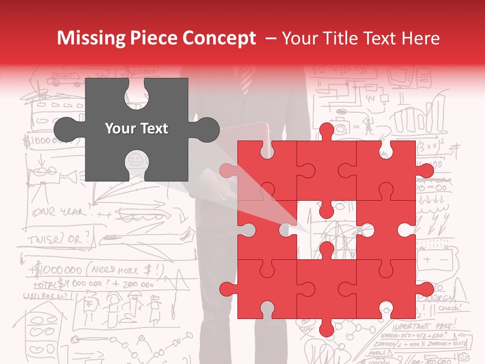 Finance Handsome Space PowerPoint Template