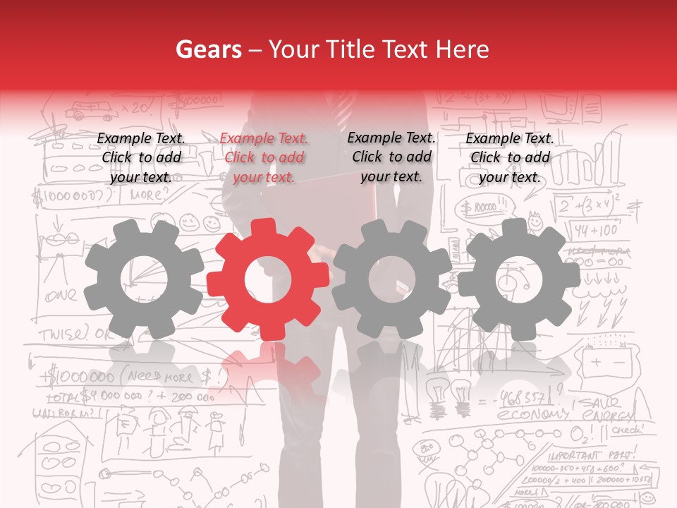 Finance Handsome Space PowerPoint Template