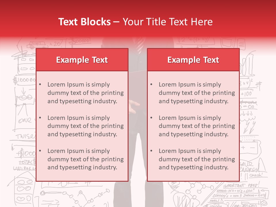 Finance Handsome Space PowerPoint Template