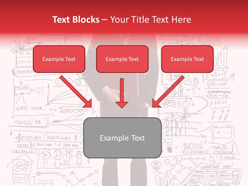 Finance Handsome Space PowerPoint Template