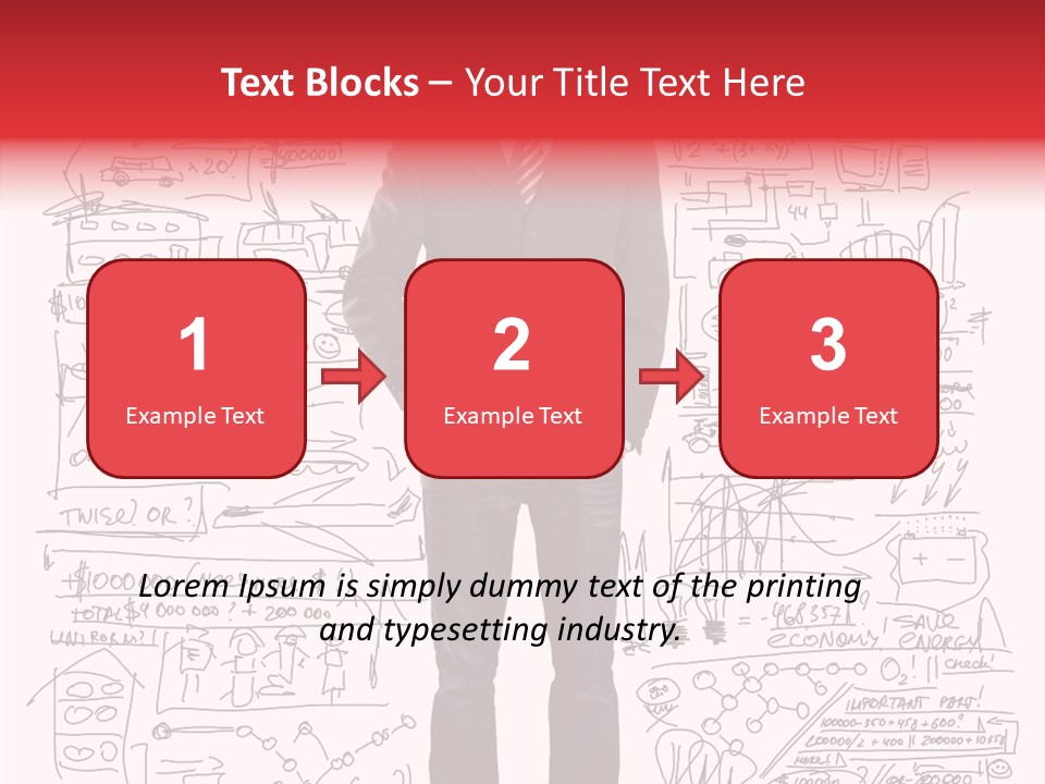 Finance Handsome Space PowerPoint Template