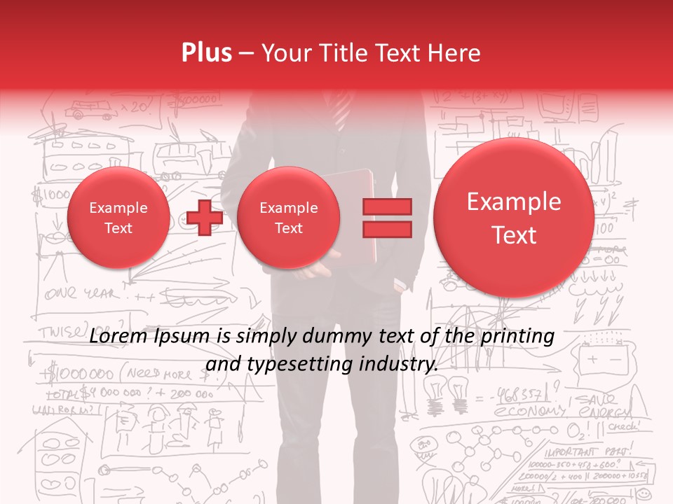 Finance Handsome Space PowerPoint Template