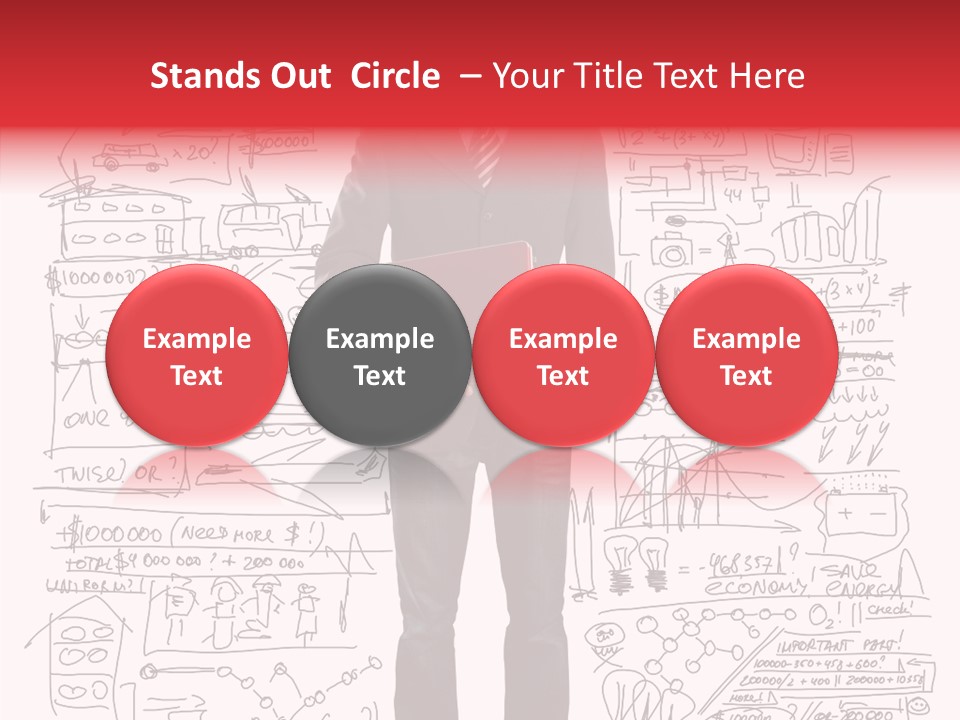 Finance Handsome Space PowerPoint Template