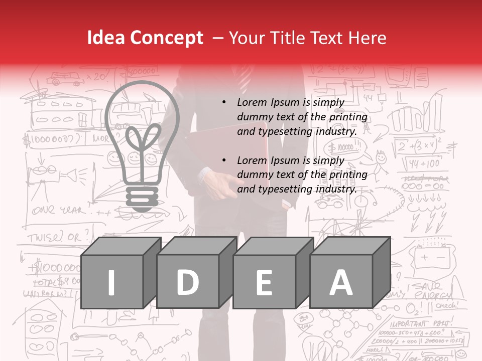 Finance Handsome Space PowerPoint Template