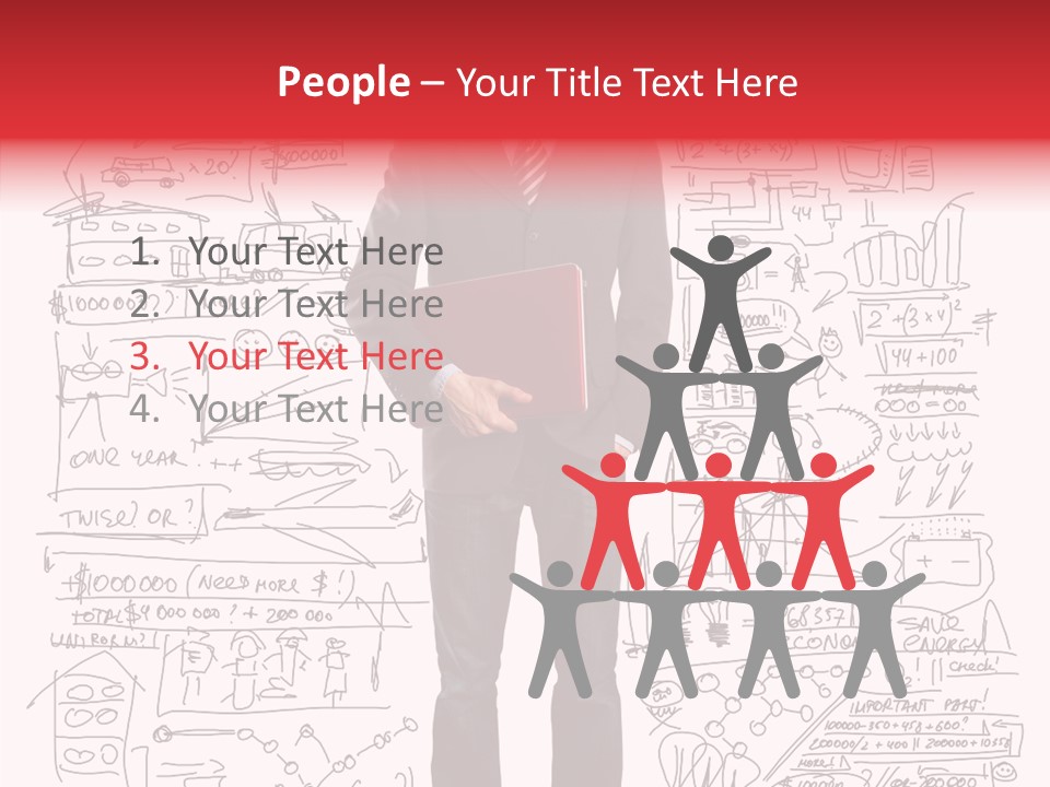 Finance Handsome Space PowerPoint Template