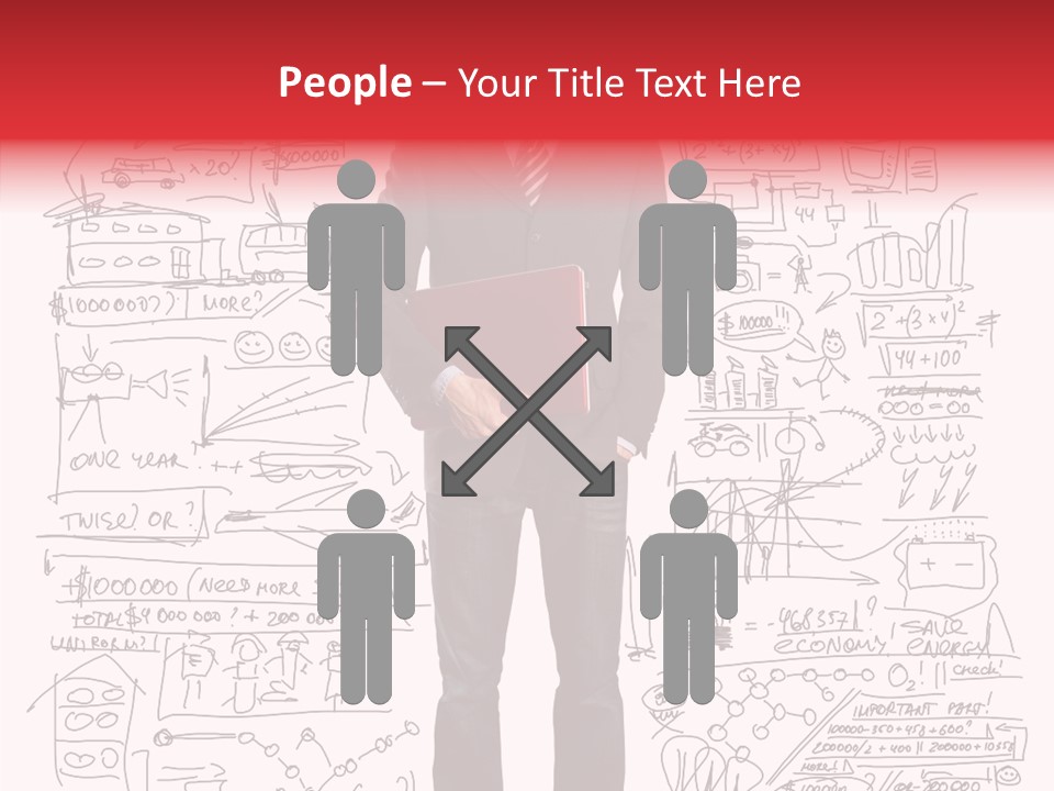 Finance Handsome Space PowerPoint Template