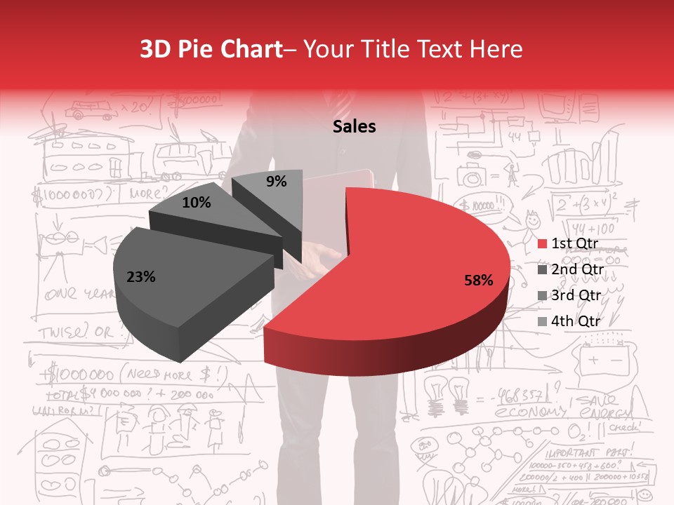 Finance Handsome Space PowerPoint Template