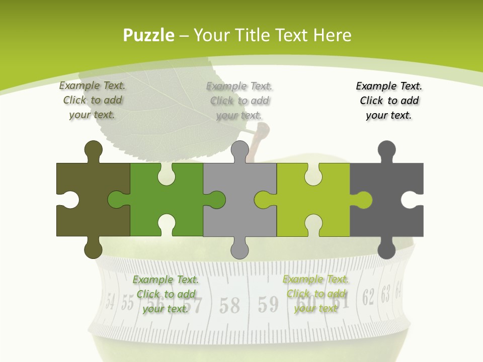 Sports Slim Exercising PowerPoint Template