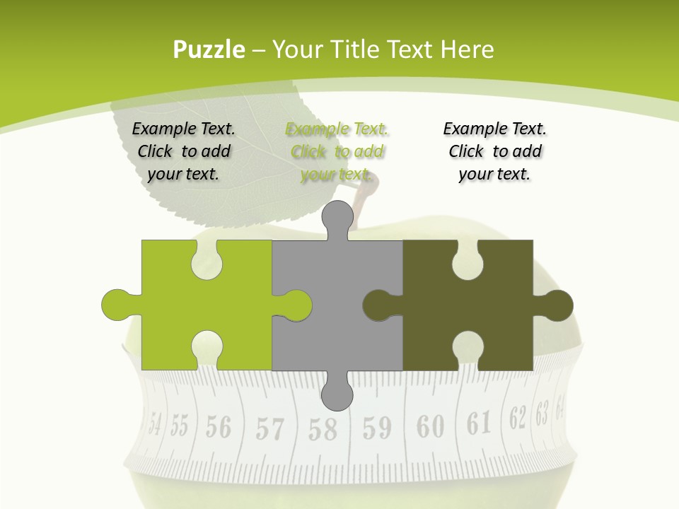 Sports Slim Exercising PowerPoint Template