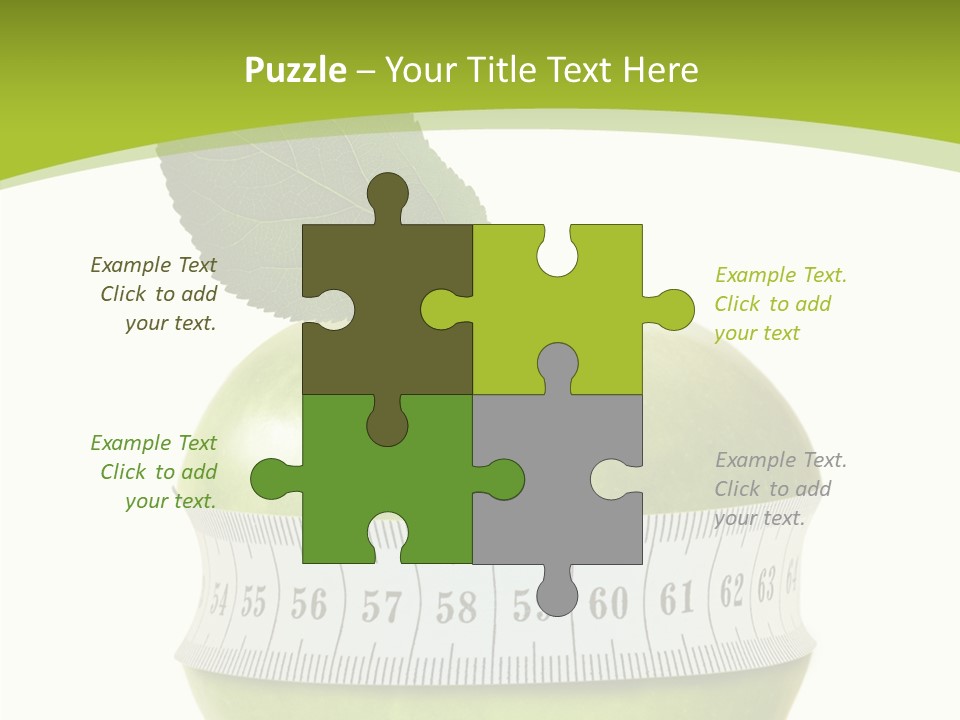 Sports Slim Exercising PowerPoint Template