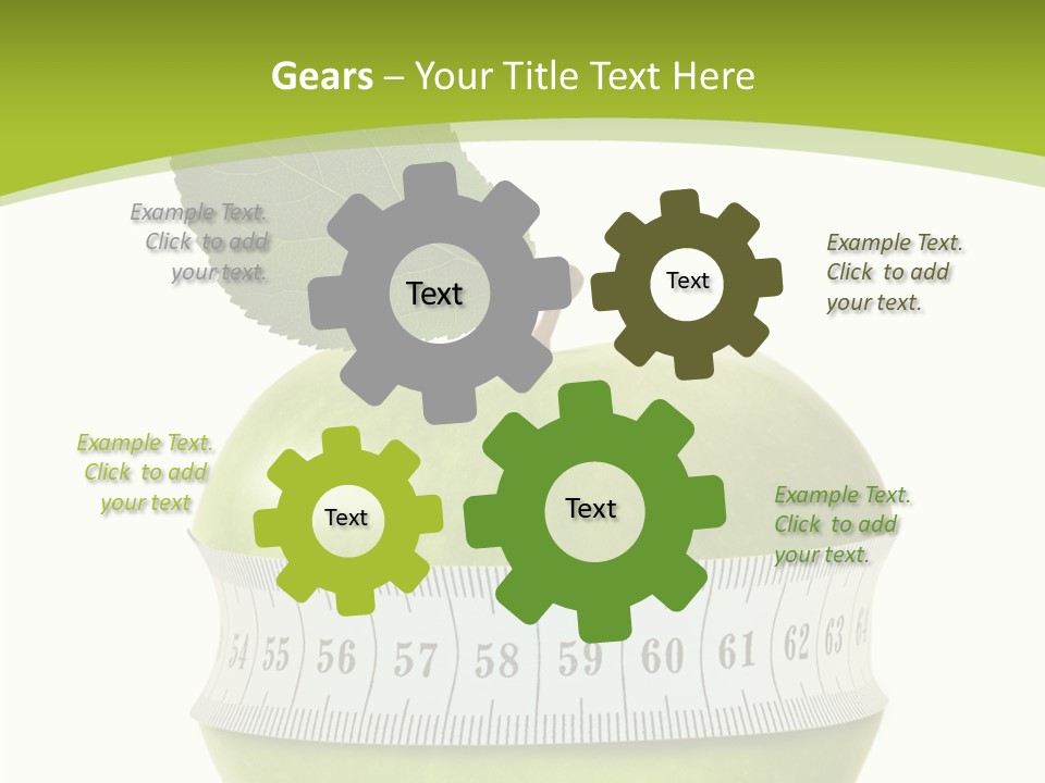 Sports Slim Exercising PowerPoint Template