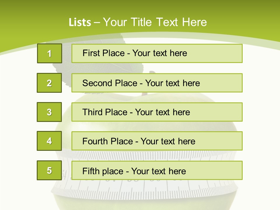 Sports Slim Exercising PowerPoint Template