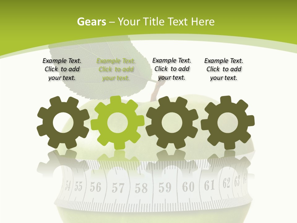 Sports Slim Exercising PowerPoint Template