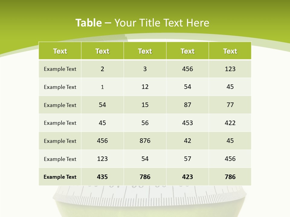 Sports Slim Exercising PowerPoint Template