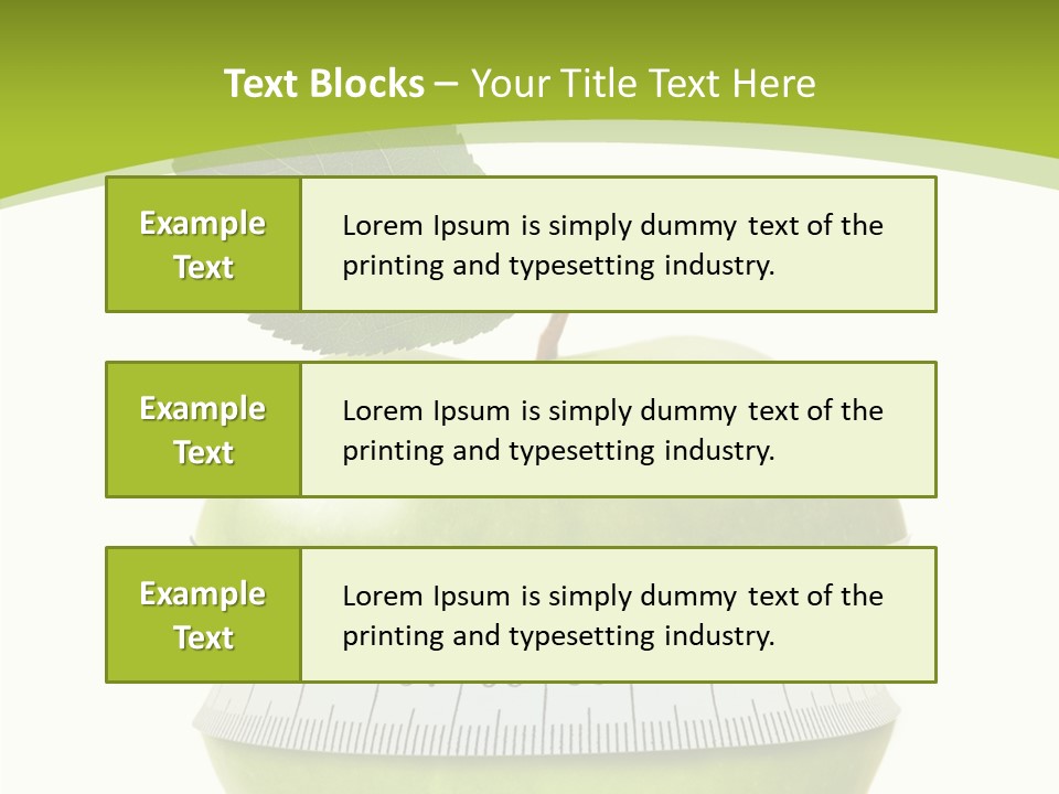 Sports Slim Exercising PowerPoint Template