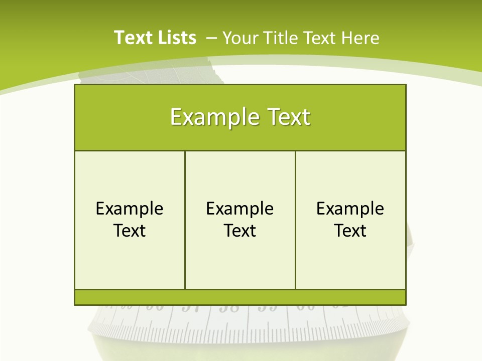 Sports Slim Exercising PowerPoint Template