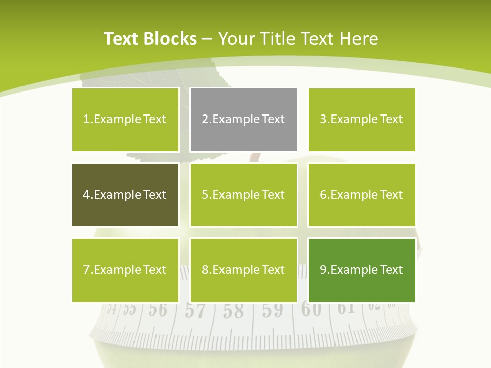 Sports Slim Exercising PowerPoint Template