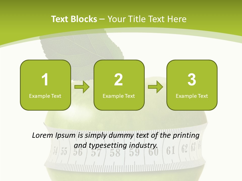 Sports Slim Exercising PowerPoint Template