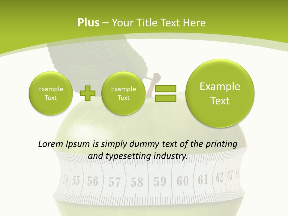 Sports Slim Exercising PowerPoint Template