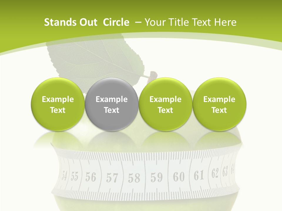 Sports Slim Exercising PowerPoint Template