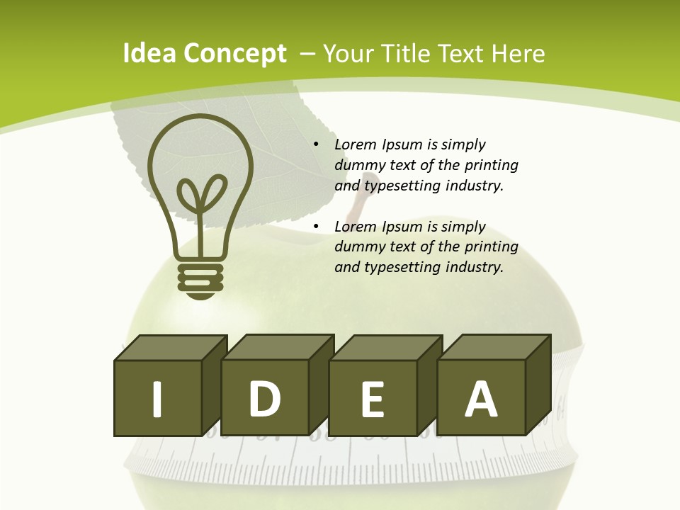 Sports Slim Exercising PowerPoint Template