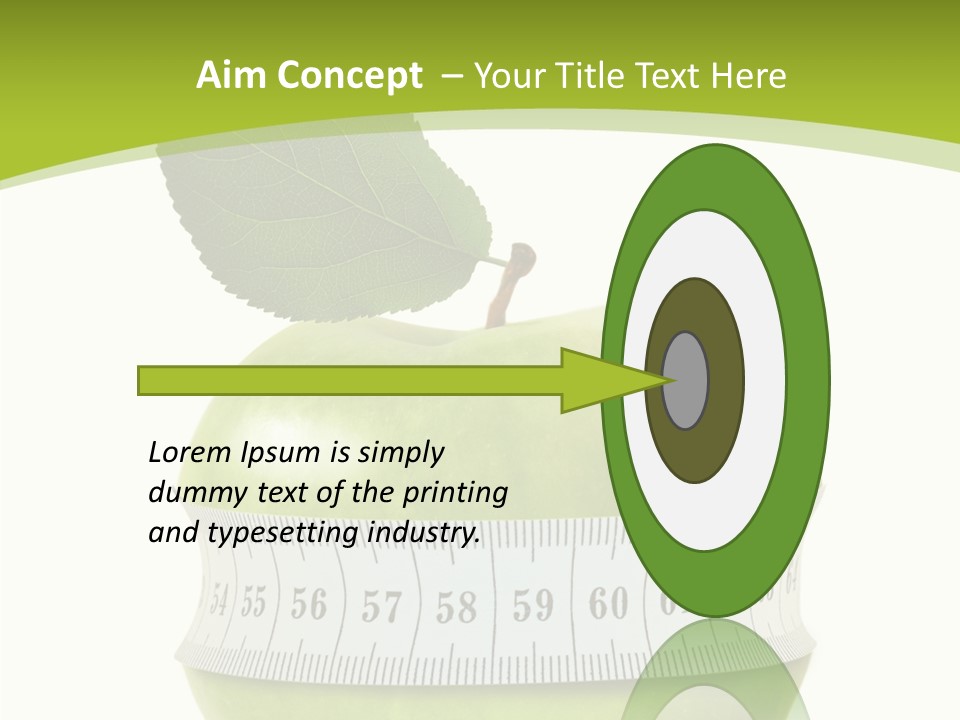 Sports Slim Exercising PowerPoint Template