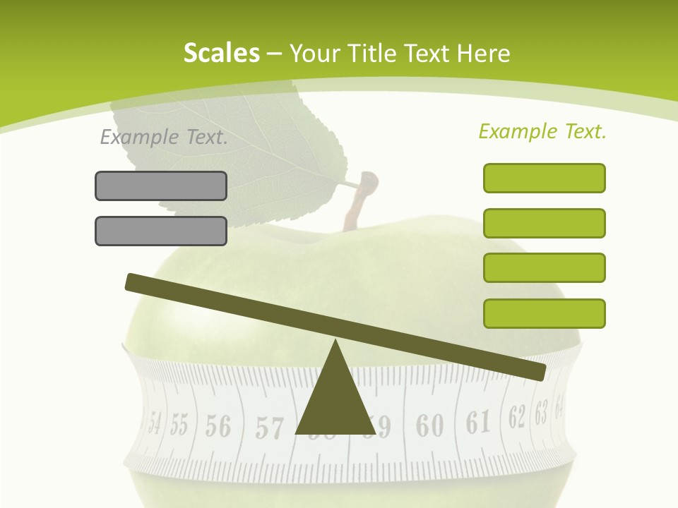 Sports Slim Exercising PowerPoint Template