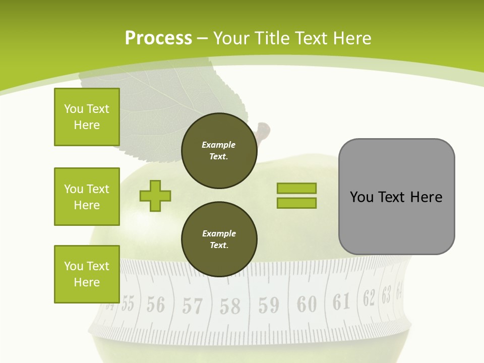 Sports Slim Exercising PowerPoint Template