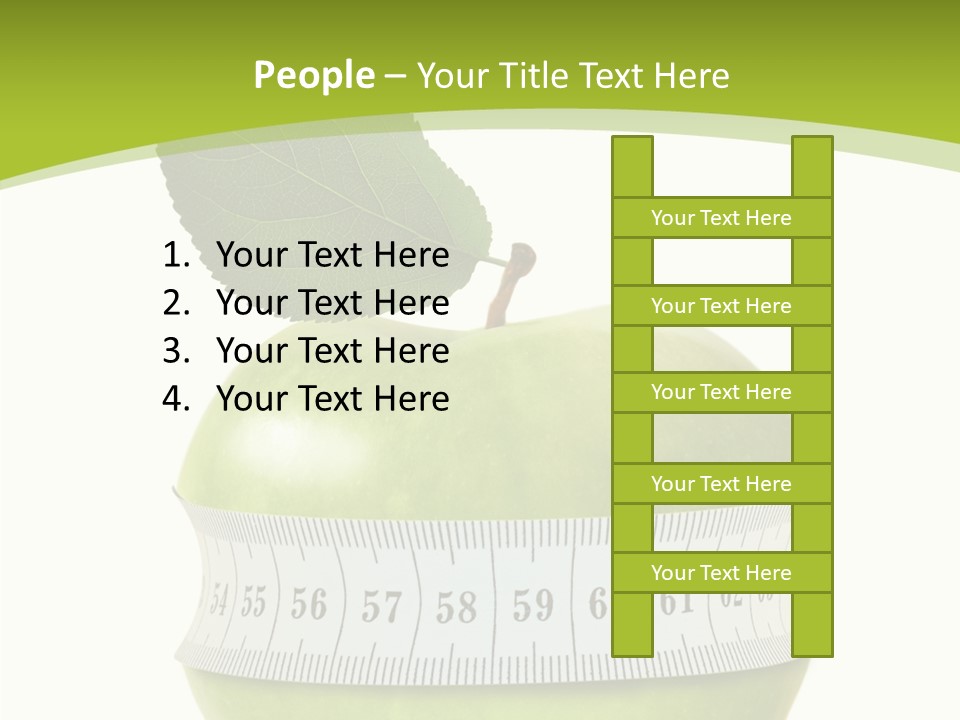 Sports Slim Exercising PowerPoint Template