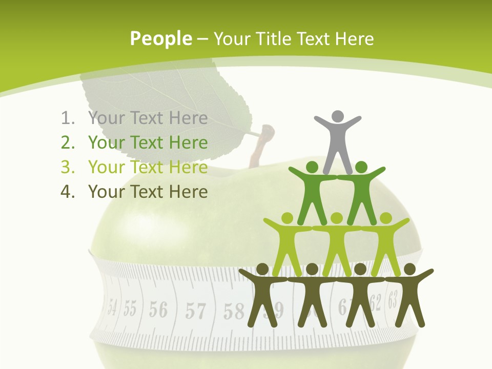 Sports Slim Exercising PowerPoint Template