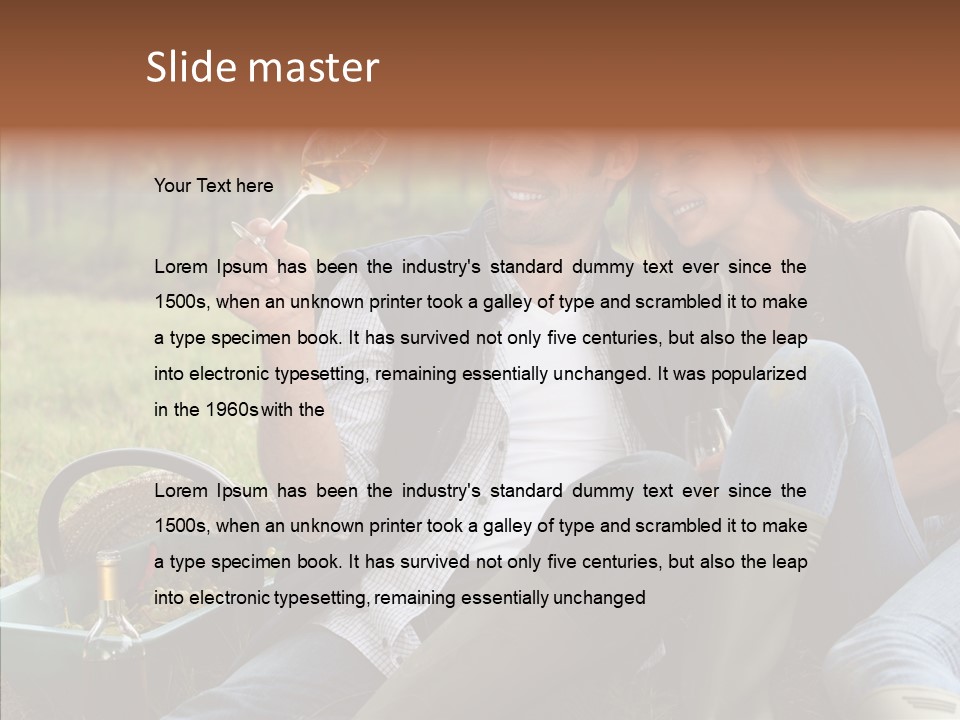 Glass Harvest Winemaking PowerPoint Template