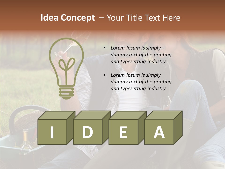 Glass Harvest Winemaking PowerPoint Template